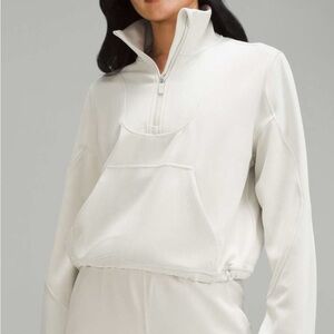 lululemon athletica half zip purple